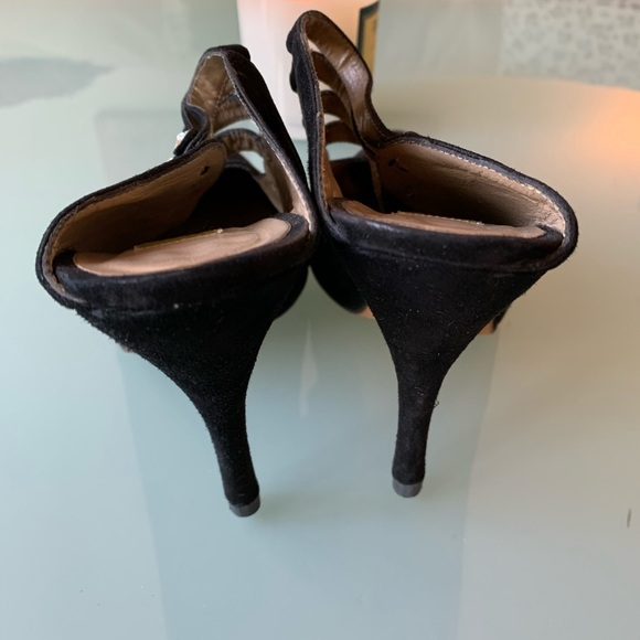 Vintage black shoes with like diamonds - Picture 2 of 10